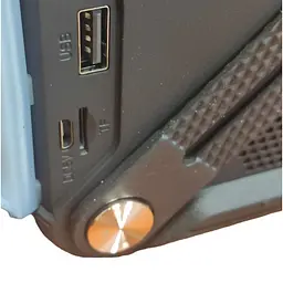 Бездротова колонка квадратна чорна Bluetooth Willen - мініатюра 4