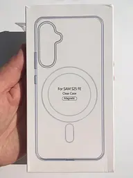 Чохол протиударний для Samsung Galaxy S25 FE (S731) Clear Case Ultra Hybrid with MagSafe Прозорий - мініатюра 3