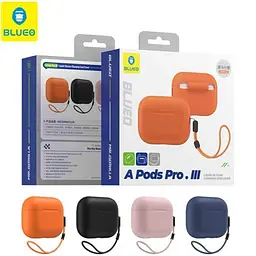 Чохол Blueo Liquid Silicone Case для Apple AirPods Pro 3 Black [151910] - мініатюра 3