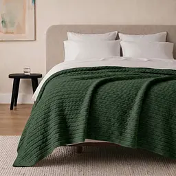 Плед покривало Cosas Agave Knitted Braid 230х240 см косичка (Blanket_54Agave_KnittedBraid_230x240) - мініатюра 2