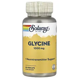 Гліцин Glycine 1000 mg 60 капсул Solaray vit0006151