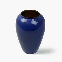 Ваза MBM HOME Елізіум залізна глибокий синій золотий 230х230х350 мм (VB-04 DEEP BLUE/GOLD) - мініатюра 2
