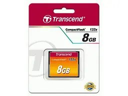 Карта пам'яті Transcend CompactFlash Card 133X 8 GB (TS8GCF133) - мініатюра 2