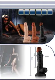 Фалоімітатор LoveToy Real Extreme 19 см тілесний - мініатюра 6