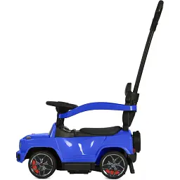 Дитяча каталка-толокар Bambi M 5795AL-4 з батьківською ручкою синій - мініатюра 3