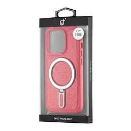 Чохол Jinduka Leather Ringo iPhone 15 Pro Red - мініатюра 2