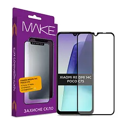 Захисне скло MAKE Xiaomi Redmi 14C/Poco C75/Redmi А4