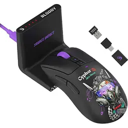 Миша Bloody R73 Ultra Duo (Cypher Ghost) (R73 Ultra Duo (Cypher Ghost)) - мініатюра 1