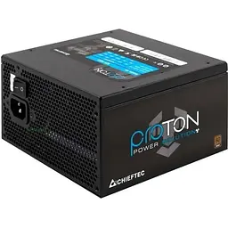 Блок живлення Chieftec Proton (500W), >85%, 80+ Bronze, 120мм, 1xMB 24pin(20+4), 1xCPU 8pin(4+4), 3xMolex, 6xSATA, 2xPCIe 8pin(6+2)