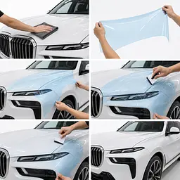 Антигравійна захисна бронеплівка за лекалами для BMW X7 G07 facelift 2022- повний кузов - мініатюра 2