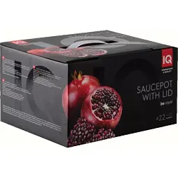 Каструля IQ Be Royal з кришкою 22 см 4 л (IQ-2051-22) - мініатюра 6