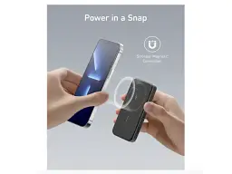 Зовнішній акумулятор (павербанк) ANKER 621 Magnetic 5000mAh Black (A1610012) - мініатюра 2