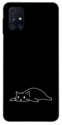 TPU чехол Demsky Lazy cat для Samsung Galaxy M31s