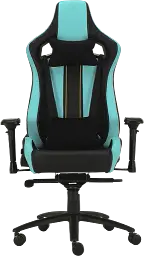 Геймерське крісло GT Racer чорне з ментоловим (X-0715 Black/Mint) - мініатюра 2