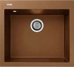 Кухонна мийка Adamant UNIVER terra-cotta 560x500x200 мм, без крила 56 см