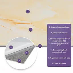 Самоклеюча стінова PET плитка Sticker Wall 600х300х2мм SW-00002348 - мініатюра 2