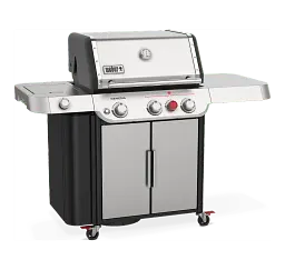 Гриль газовий Weber Genesis S-335 з кришкою з нержавіючої сталі (35400075) - мініатюра 3