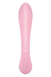 Вібратор-кролик Satisfyer Triple Oh 24 см рожевий - мініатюра 6