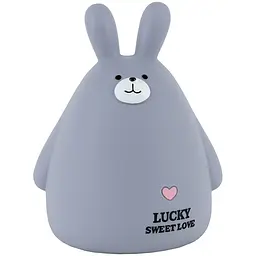 Скарбничка Kite Grey Bunny сіра