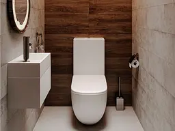 Умивальник Miraggio COPPER 400 (0000162) Miramarble, Глянцевий, Накладний, Білий - мініатюра 6