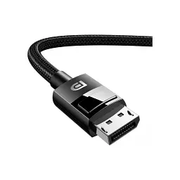 Кабель мультимедійний DisplayPort M to DisplayPort M 1.0m V1.4 braided DP114 black Ugreen (80390) - мініатюра 2