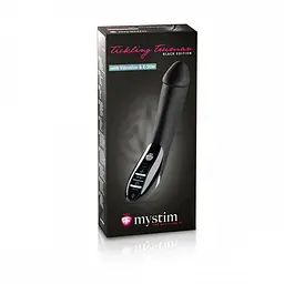 Вібратор Mystim Tickling Truman eStim з електростимуляцією, 17х4.3 см., чорний - мініатюра 4
