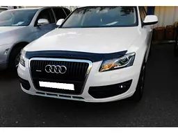 Дефлектор капоту мухобійка для AUDI Q5, 2008-2012, темний