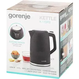 Електрочайник Gorenje K 17 DPB (743906) - мініатюра 3
