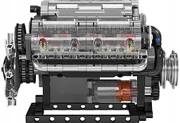 Конструктор двигун Mould King V8 Engine бензиновий восьмициліндровий мотор 10088s для дітей та дорослих 535 деталей - мініатюра 3
