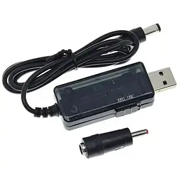 Кабель для роутера USB 5V to DC 9V-12V 3.5/5.5×2.1 для підключення до PowerBank - мініатюра 6