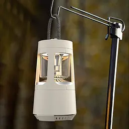 Кемпінговий ліхтар акумуляторний QD08 2in1 + Bluetooth колонка Biege Epik teh0029716 - мініатюра 5
