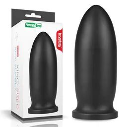 Велика анальна пробка LoveToy 9" King Sized Anal Bomber 20.3 см (чорний)