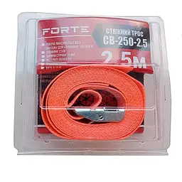Стяжний ремінь Forte CB-250-2.5 (131164) - мініатюра 2