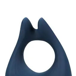 Віброкільце Loveline Pointed Vibrating Cock Ring 8 см синій - мініатюра 5
