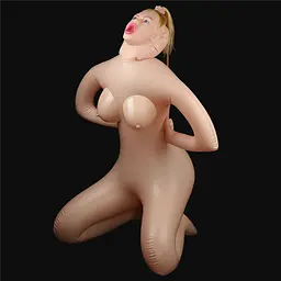Секс-лялька Lovetoy Cowgirl Style Love Doll надувна з 3 отворами в позі наїзниці 89 см тілесна - мініатюра 8