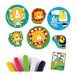 Набір для творчості Vladi Toys Fisher Price Казковий зоопарк VT4502-03 з екотістом - мініатюра 3