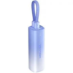 Універсальна мобільна батарея Vention 5000mAh 20W PD, USB-C In/Out, Lightning In/Out, with cable, Gradient Синій