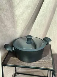 Каструля з кришкою Edenberg EB-3485 22х9.5 см 3 л чорна
