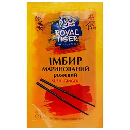 Имбирь маринованный Royal Tiger розовый 70 г