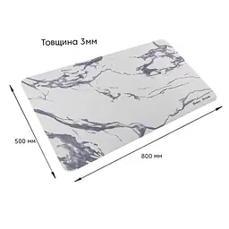 Килимок вологопоглинаючий Wall Sticker 50х80х3 мм SW-00001890 - мініатюра 2
