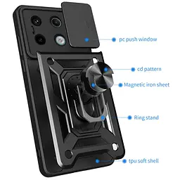 Чохол Armor Guard Shield Xiaomi Redmi Note 13 Pro 5G/Poco X6 5G Black - мініатюра 3