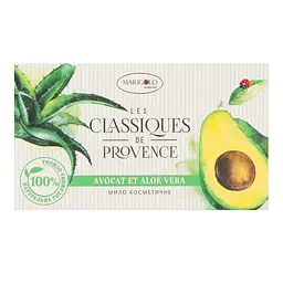 Мило тверде Marigold Natural Les Classigues de Provence Авокадо та алое 90 г - мініатюра 2