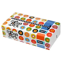 Серветки косметичні Bella №1 Mega Pack 2 шари 150 шт. (5900516421281)