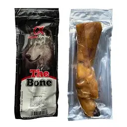 Ласощі для собак Alpha Spirit Ham Bone Leg Vacuum м'ясна кісточка 6 см (8437015969282)