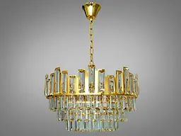 Сучасна кришталева люстра для залу спальні вітальні Diasha 201014-500G