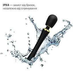 Вібромасажер із насадками Zalo Kyro Wand Obsidian Black - мініатюра 6