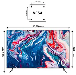LED-телевізор Haier H70K801UG (7006316) - мініатюра 3