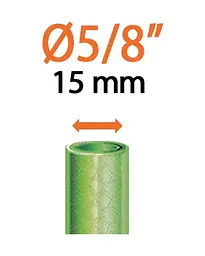Адаптер для конектора для поливального шлангу 1/2"- 5/8" Claber - мініатюра 3