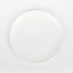 Тарілка МВМ My Home Промінь 25.4 см біла (KP-109 L WHITE) - мініатюра 2