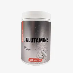 L-глютамін Sporter L-Glutamine 700 mg, 200 капсул для підтримки кишечника та відновленню м'язів